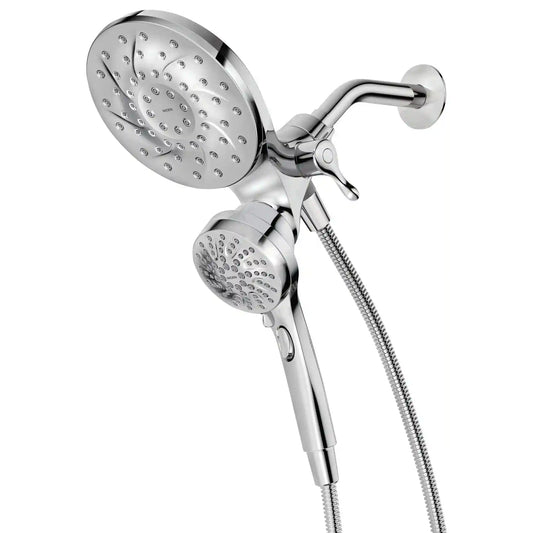 Engage Six-Function 6 1/2" Diameter Standard Spray Head with Handheld Shower