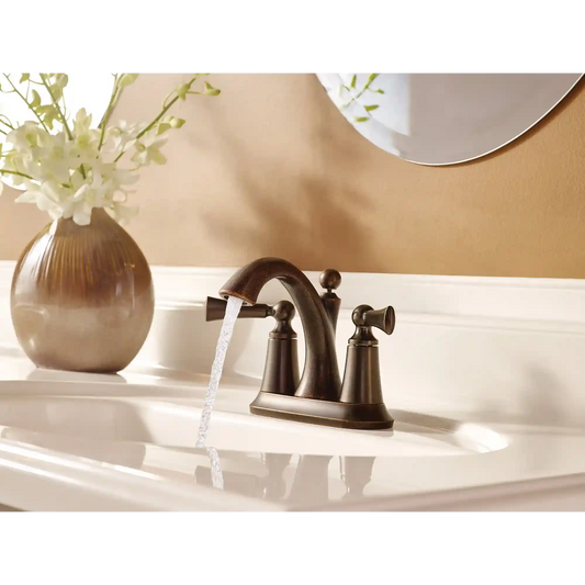 Wynford Two-Handle High Arc Bathroom Faucet