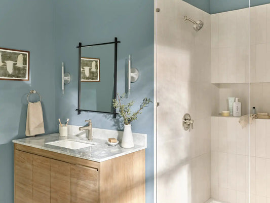 Aluma Brushed nickel cycling tub/shower