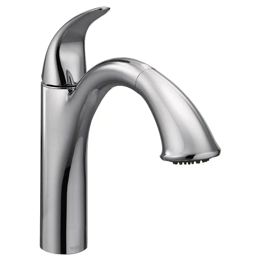 Camerist One-Handle Low Arc Pullout Kitchen Faucet