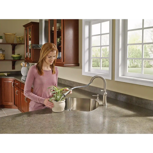 Russo One-Handle High Arc Pulldown Kitchen Faucet