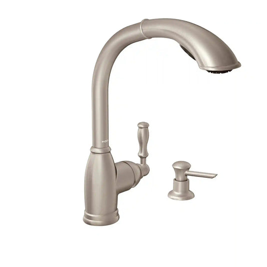 Sage One-Handle High Arc Pullout Kitchen Faucet
