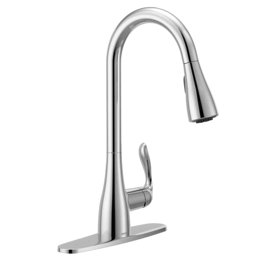 Georgene One-Handle High Arc Pulldown Kitchen Faucet