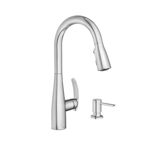 Reyes One-Handle High Arc Pulldown Kitchen Faucet