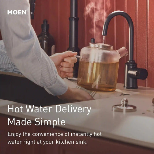 Moen Sip Transitional One-Handle High Arc Undermount Beverage Faucet