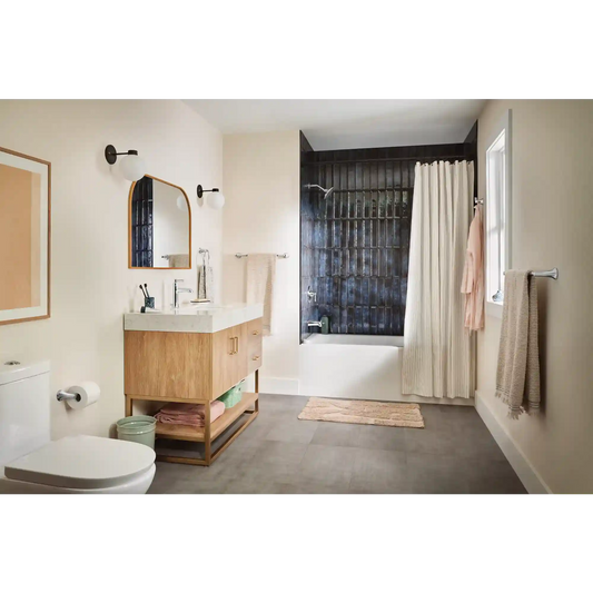 Ember Chrome one-handle low arc bathroom faucet