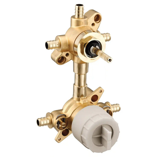M-Core Transfer 1/2" Crimp Ring Pex Connection Includes Pressure Balancing Stops Volume Control