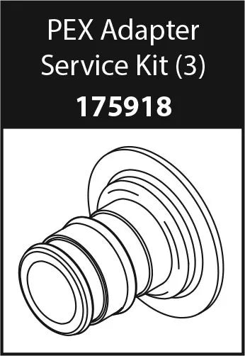 Commercial Parts and Accessories Pex Adapter Service Kit (Package Of 3)