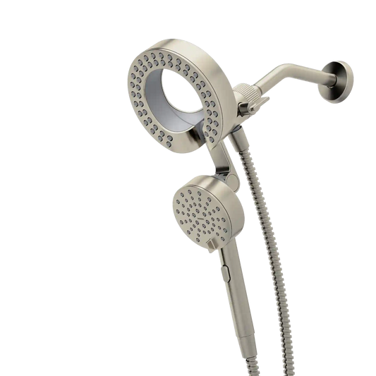 Magnetix Six-Function 6-1/2" Diameter Spray Head Standard with Handshower