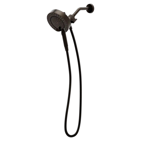 Magnetix Six-Function 6-1/2" Diameter Spray Head Standard with Handshower