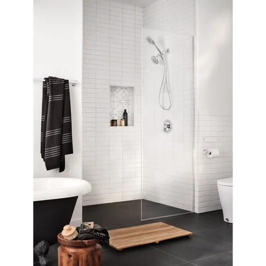 Adler Spring Loaded Paper Holder Towel Bar/Towel Ring