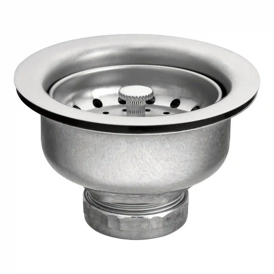 Moen Stainless Steel Basket Strainer with Drain Assembly 3-1/2"