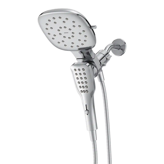 Verso 7" Square Dual Head Combination Shower with Infiniti Dial In