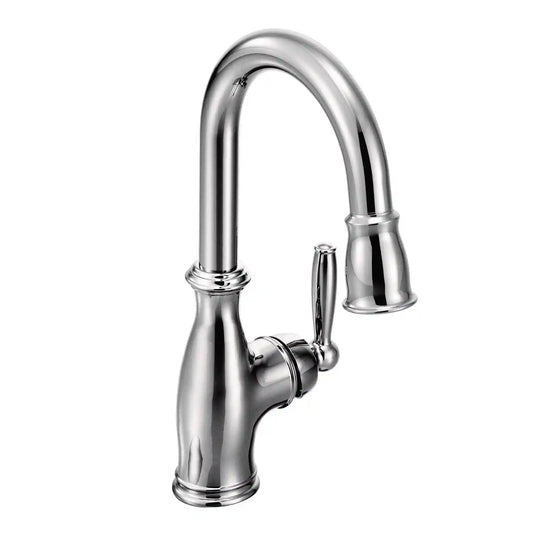 Brantford One-Handle High Arc Pulldown Single Mount Bar Faucet