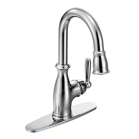 Brantford One-Handle High Arc Pulldown Single Mount Bar Faucet