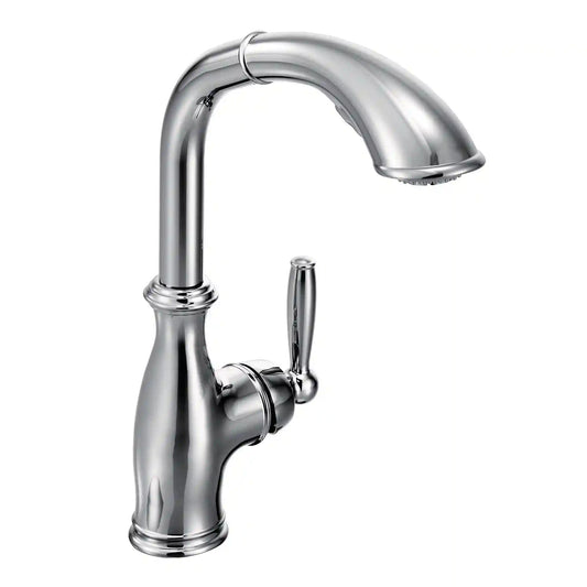 Brantford One-Handle High Arc Pullout Kitchen Faucet