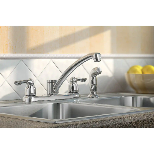 Chateau Two-Handle Low Arc Kitchen Faucet