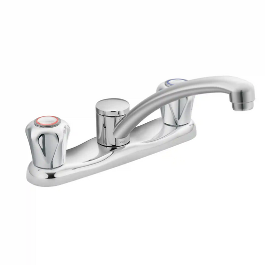 Chateau Two-Handle Low Arc Kitchen Faucet