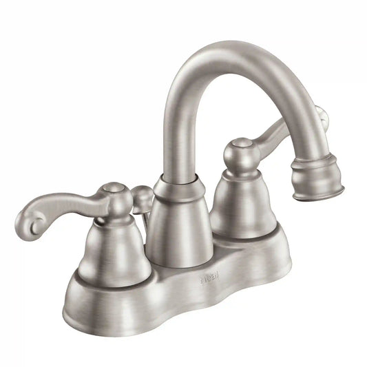 Traditional Two-Handle High Arc Bathroom Faucet