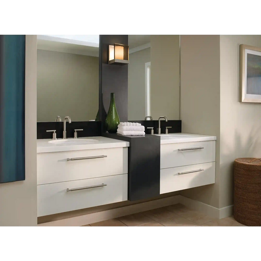 Gibson Chrome two-handle high arc bathroom faucet