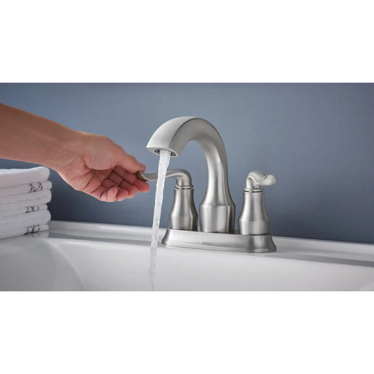 Hamden Two-Handle High Arc Bathroom Faucet