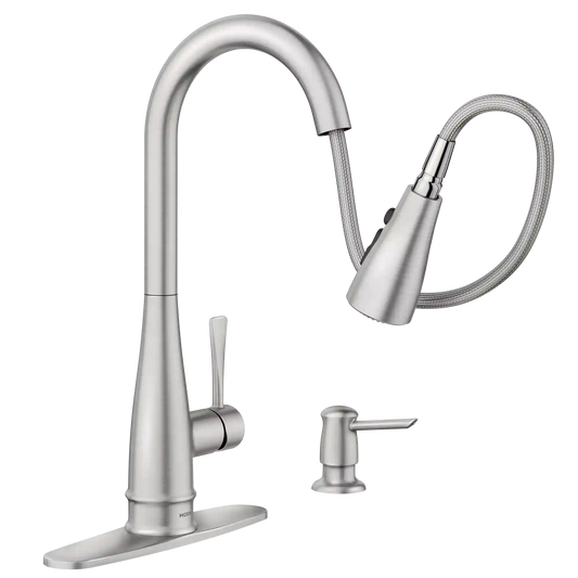 Birchfield One-Handle High Arc Pulldown Kitchen Faucet