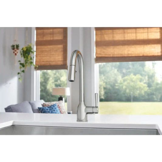 Adler One-Handle High Arc Pulldown Kitchen Faucet