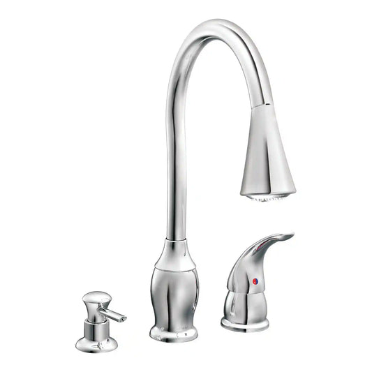 Trianna One-Handle High Arc Pulldown Kitchen Faucet
