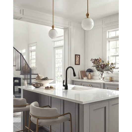 Georgene One-Handle High Arc Pulldown Kitchen Faucet
