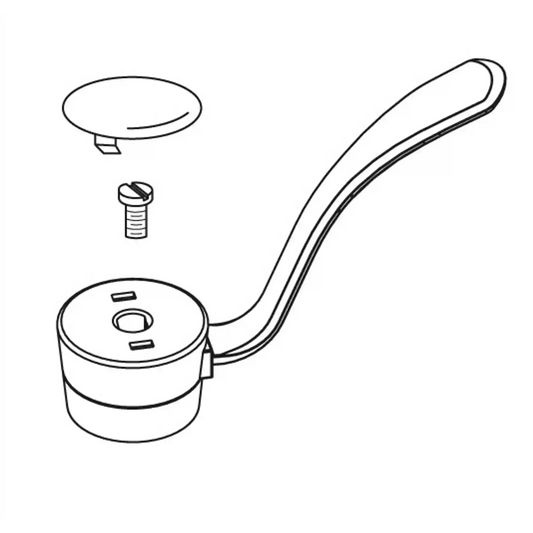 Commercial Lever Handle Kit, One-Handle Kitchen, 4"