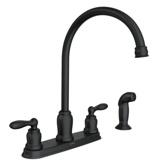 Caldwell Two-Handle High Arc Kitchen Faucet