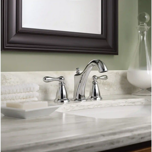 Caldwell Two-Handle High Arc Bathroom Faucet