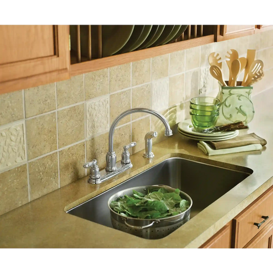 Caldwell Two-Handle High Arc Kitchen Faucet