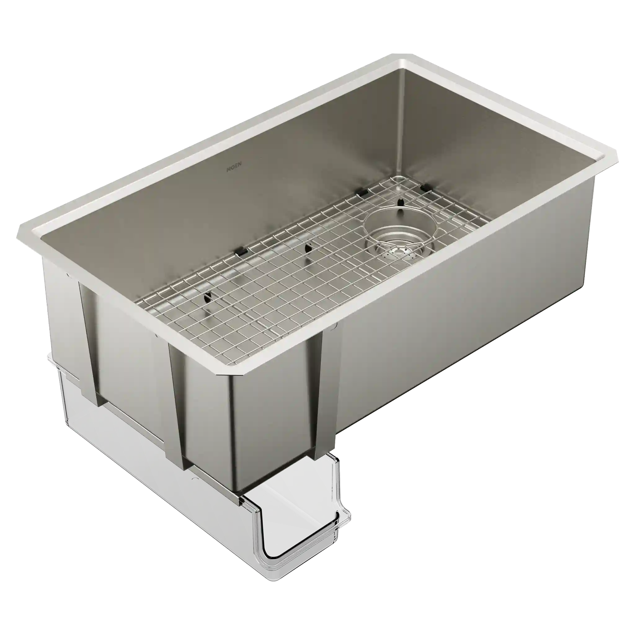 Luxe Chef™ 33” Workstation System Steel Undermount Single Bowl Sink