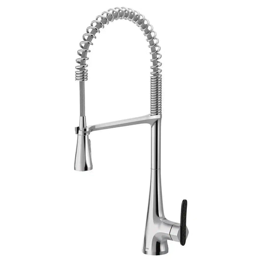 Sinema One-Handle High Arc Pre-Rinse Spring Pulldown Kitchen Faucet