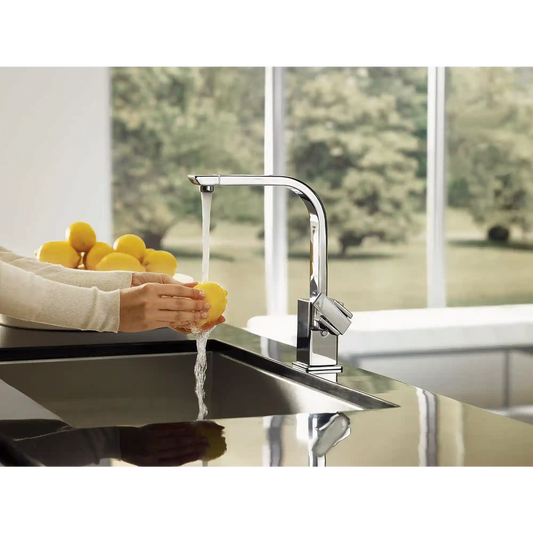 90 Degree One-Handle High Arc Kitchen Faucet