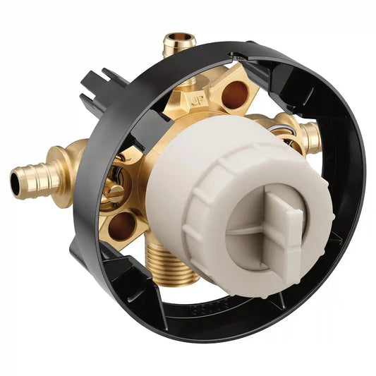 M-Core 4 Port 1/2" Crimp Ring Pex with CC/IPS Tub Connection Includes Stops